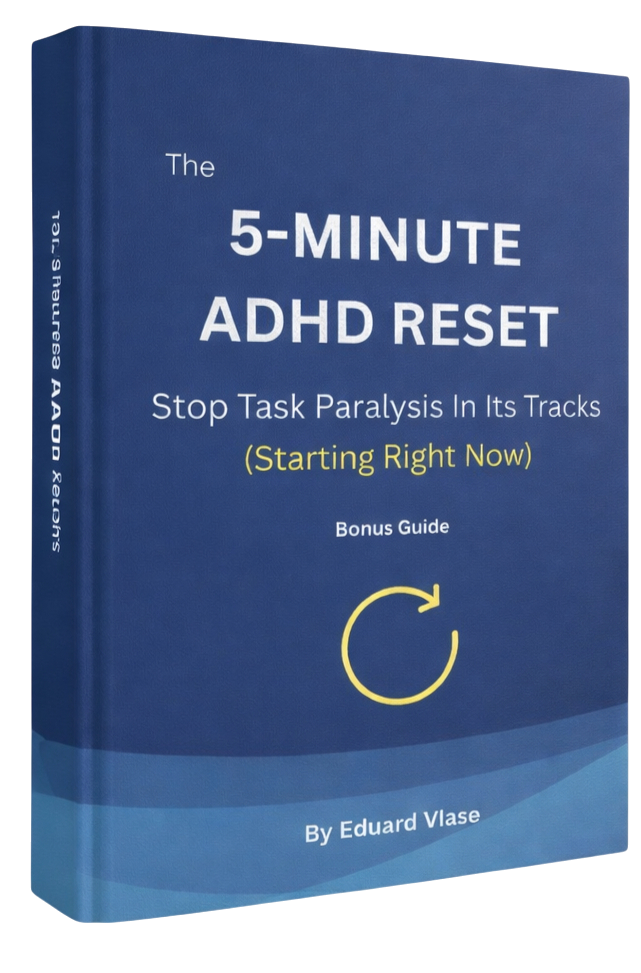 The 5-Minute ADHD Reset - Free E-book Cover